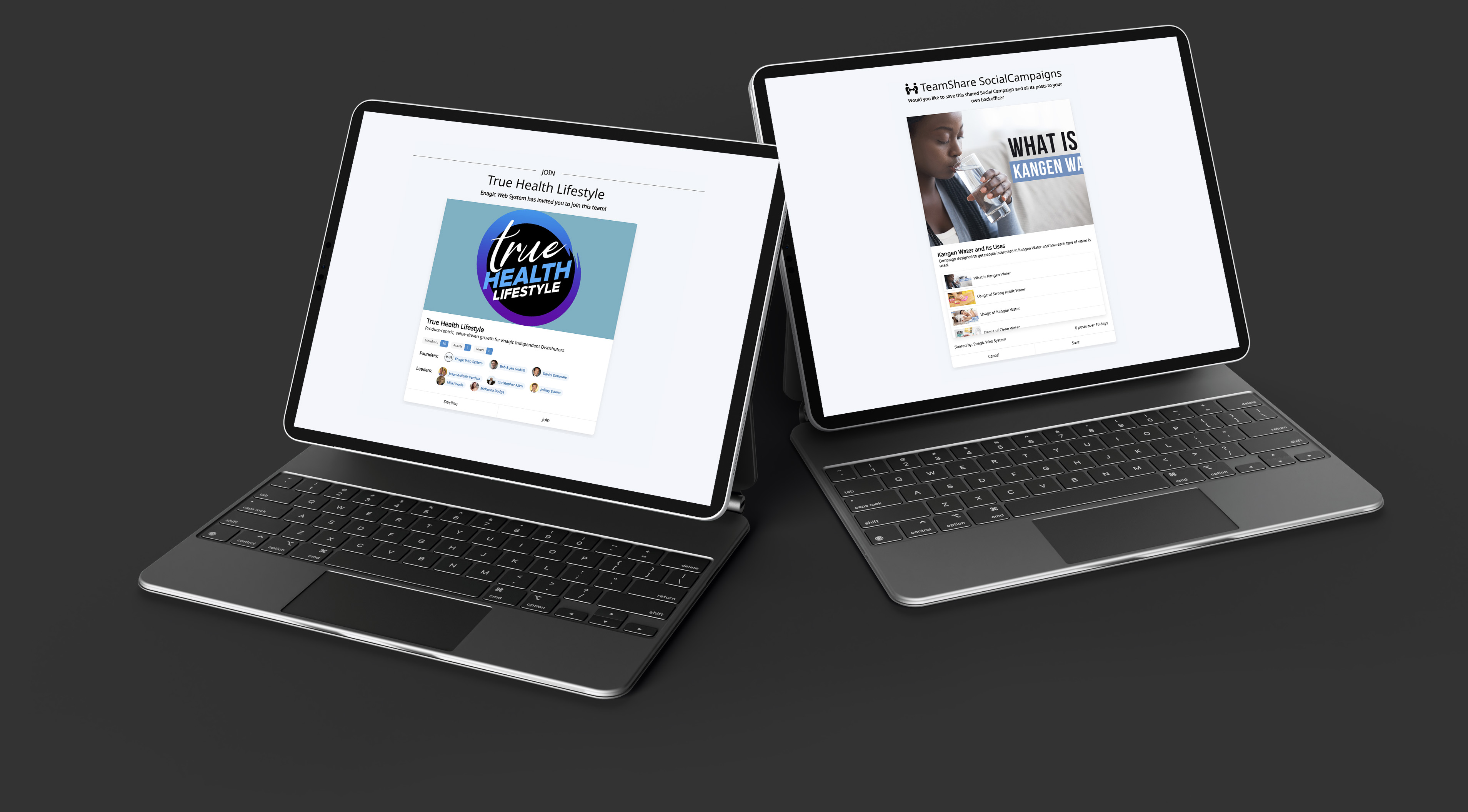 TeamShare organizational flow